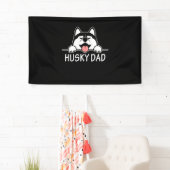 Proud Husky Dog Banner (Insitu)