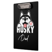 Proud Husky sibirischer Vater Klemmbrett (Links)