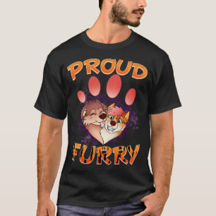 Proud I Furries Cosplay Fandom 10 T-Shirt