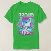 Proud I Furries Cosplay Fandom 3 T-Shirt (Design vorne)