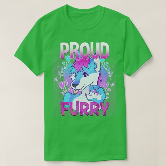 Proud I Furries Cosplay Fandom 3 T-Shirt (Design vorne)