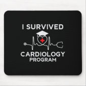 Proud I Überlebte Kardiologie Programm Krankenpfle Mousepad (Vorne)