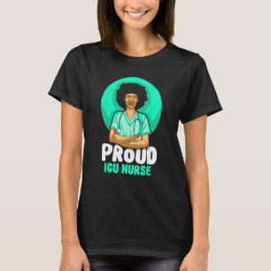 Proud Icu Nurse Ice Hospital Intensivpflege Nursin T-Shirt
