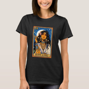 Proud Indian Girl India Traveling Desi Girl Brown T-Shirt