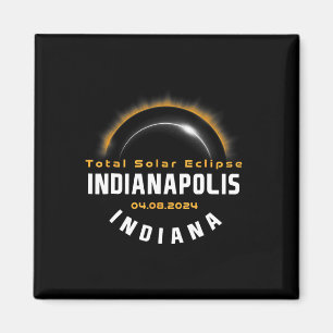 Proud Indianapolis Indiana Total Solar Eclipse 202 Magnet