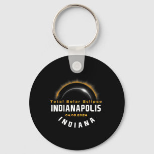 Proud Indianapolis Indiana Total Solar Eclipse 202 Schlüsselanhänger
