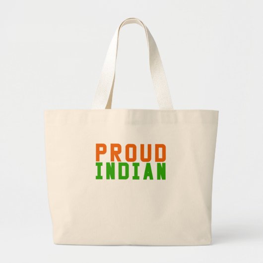 Proud Indianer Jumbo Stoffbeutel (Vorne)