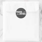 Proud Infidel Runder Aufkleber (Tasche)