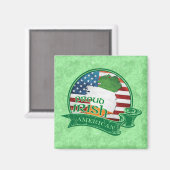 Proud Irish American Magnet (Vorderseite/Rückseite)