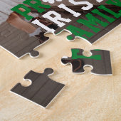 Proud Irish Family Kleeblatt Lucky Clover Foto Puzzle (Seite)