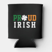 Proud Irish Kleeblatt Lucky Clover Quote St Paddy Dosenkühler (Vorderseite)