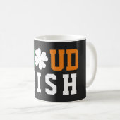 Proud Irish Kleeblatt Lucky Clover Quote St Paddy Kaffeetasse (VorderseiteRechts)