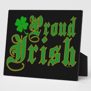 Proud Irish Plaques Fotoplatte