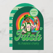 Proud & Irish St Patrick Custom LGBTQ+ Einladung (Vorne/Hinten)