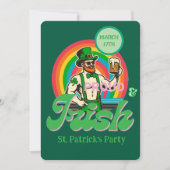 Proud & Irish St Patrick Custom LGBTQ+ Einladung (Vorderseite)