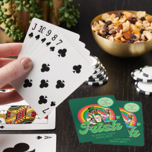 Proud & Irish St Patrick Custom LGBTQ+ Spielkarten