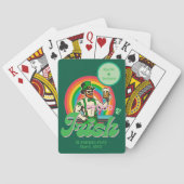 Proud & Irish St Patrick Custom LGBTQ+ Spielkarten (Rückseite)