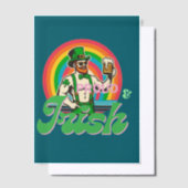 Proud & Irish St Patrick LGBTQ+ Pergament Einladungen (Versetzt)