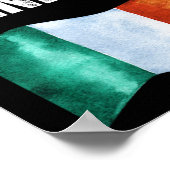 Proud Irish Warrior Irish Republican Clothing  Poster (Ecke)