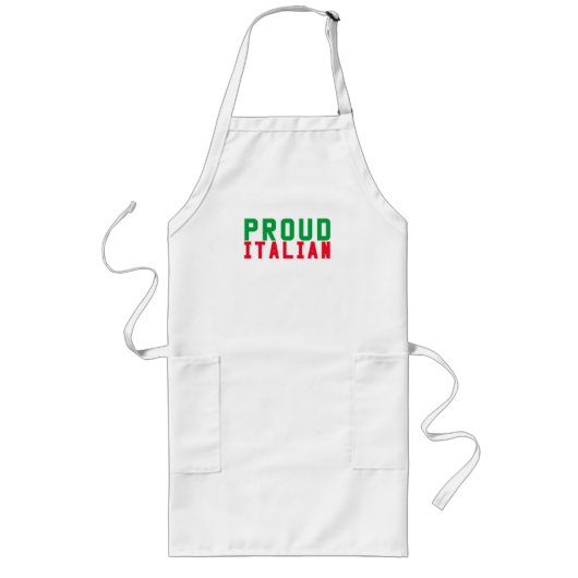 Proud Italienisch Lange Schürze (Vorne)