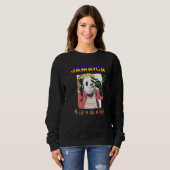 Proud Jamaican Reggae Caribbean Music Jamaica Sweatshirt (Vorne ganz)