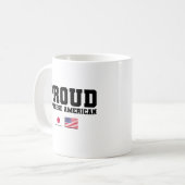 Proud Japanese American Kaffeetasse (Vorderseite Links)