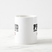 Proud Japanese American Kaffeetasse (Mittel)