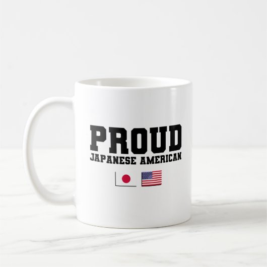 Proud Japanese American Kaffeetasse (Links)