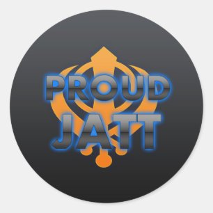Proud Jatt, Jatt-Stolz Runder Aufkleber