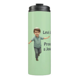 Proud Jewish Kid - Cute & Soft Watercolor Thermosbecher
