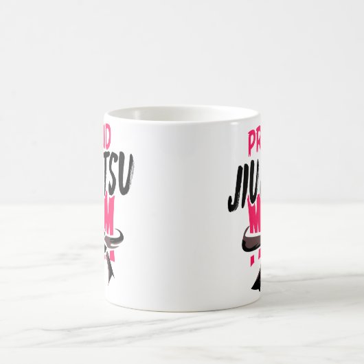 Proud Jiu Jitsu Mama BJJ Martial Arts Kaffeetasse (Mittel)