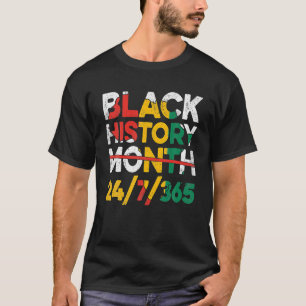 Proud Juneteenth Schwarze Geschichte Monat 247365  T-Shirt