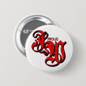 Proud JW Jehovahs Witness Button (Vorne & Hinten)