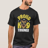 Proud K9 Trainer Handler Dog Handling Premium T-Shirt (Vorderseite)
