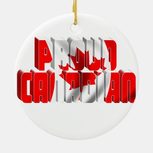 Proud Kanadier Keramik Ornament (Hinten)