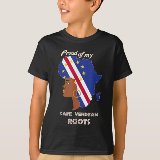 Proud Kap Verdean Roots Black History Monat Frauen T-Shirt (Vorderseite)