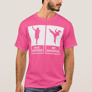 Proud Karate Mama Ihre Tochter T-Shirt