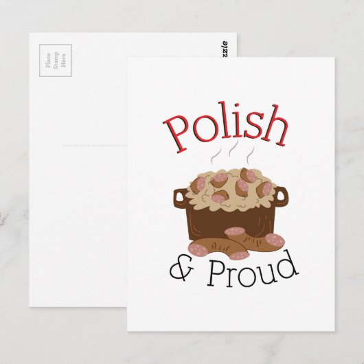 Proud Kielbasa Postkarte (Vorne/Hinten)