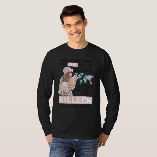 Proud Killeen Girl  Cool Girl from Killeen City T-Shirt (Vorne ganz)