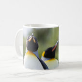 Proud King Pinguins Foto Kaffeetasse (Vorderseite Links)