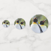 Proud King Pinguins Foto Konfetti (Vorderseiten)