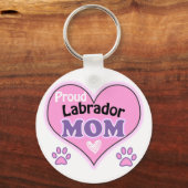 Proud Labrador Mama Schlüsselanhänger (Vorderseite)