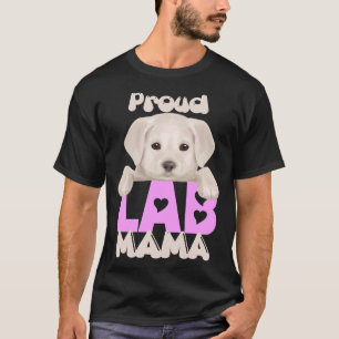 Proud Labrador Mama Yellow Puppy ! besonders für L T-Shirt