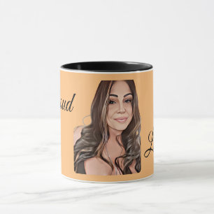 Proud Latina Beautiful Girl Tasse