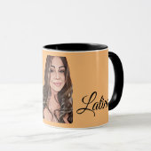 Proud Latina Beautiful Girl Tasse (VorderseiteRechts)