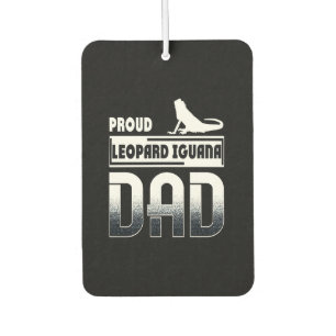 Proud Leopard Iguana Vater Autolufterfrischer