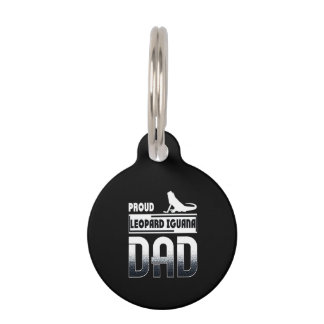 Proud Leopard Iguana Vater Haustiermarke