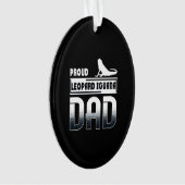 Proud Leopard Iguana Vater Ornament (Vorderseite)