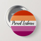 Proud Lesbian Button (Vorne & Hinten)