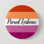 Proud Lesbian Button (Vorderseite)
